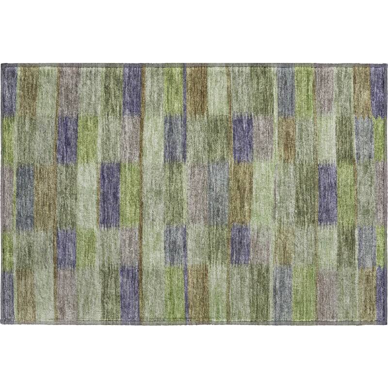 Premium Washable Super Soft Geo Stripe Mayfield Rug