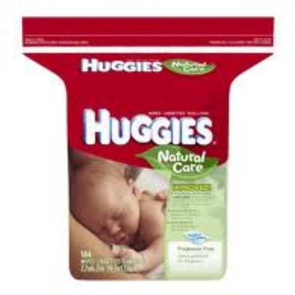 HUGGIES Natural Care Fragrance-Free Wipes 184 ea