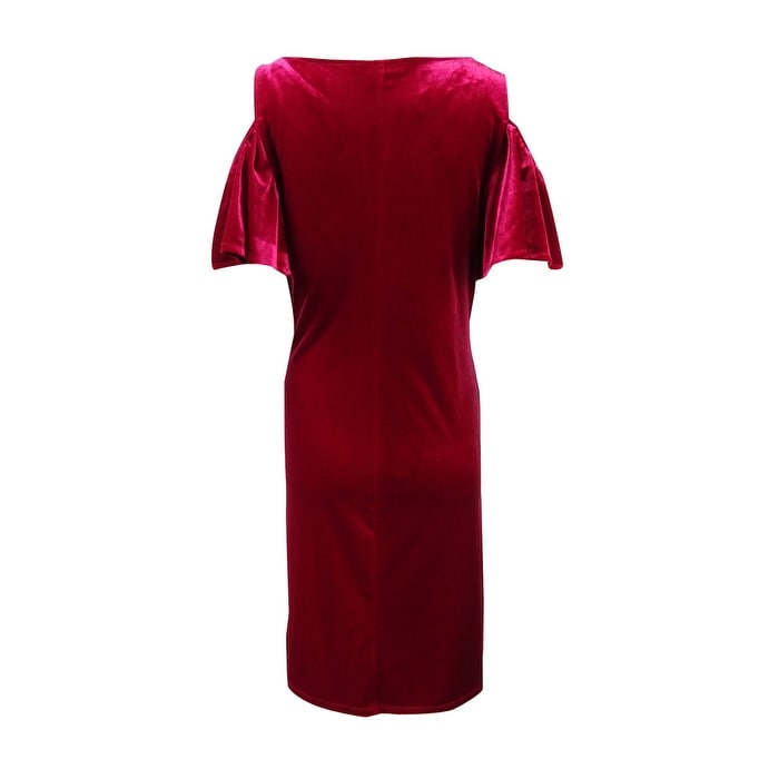 cold shoulder shift dress