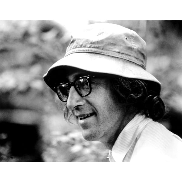 slide 1 of 1, Woody Allen wearing a bucket hat Photo Print