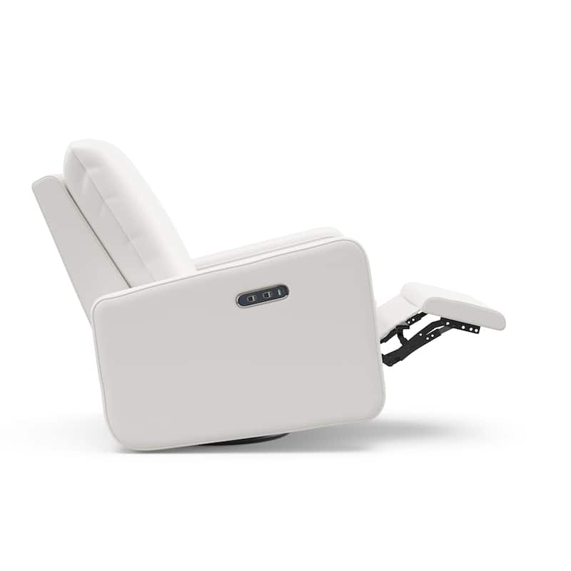 Graco Bellwood Power Recliner Swivel Glider, Dune Basketweave