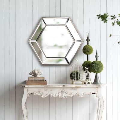 Hexagonal Wall Mirror