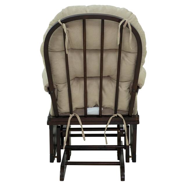 Nursery Glider Slider Rocking Chair with Ottoman Set Overstock 28258359