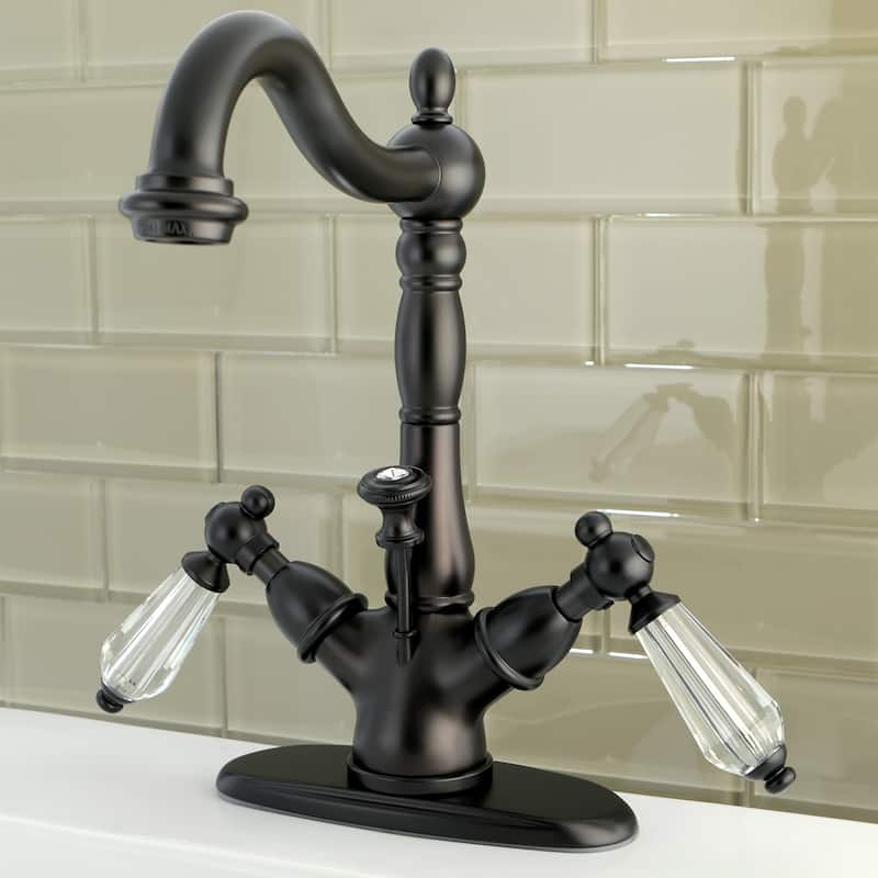 Kingston Brass Wilshire Centerset Bathroom Faucet - Includes Metal