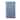 Polyester Silver Foil Trellis Printed Shower Curtain (Blue)
