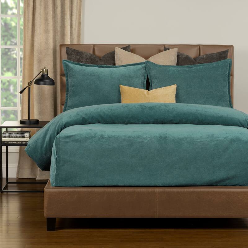 Mixology Padma 7 Piece Bedcap Comforter Set - Sea Blue - King