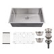 preview thumbnail 1 of 6, Stainless Steel Kitchen Sink,with Accessories,Easy Drain and Low Noise