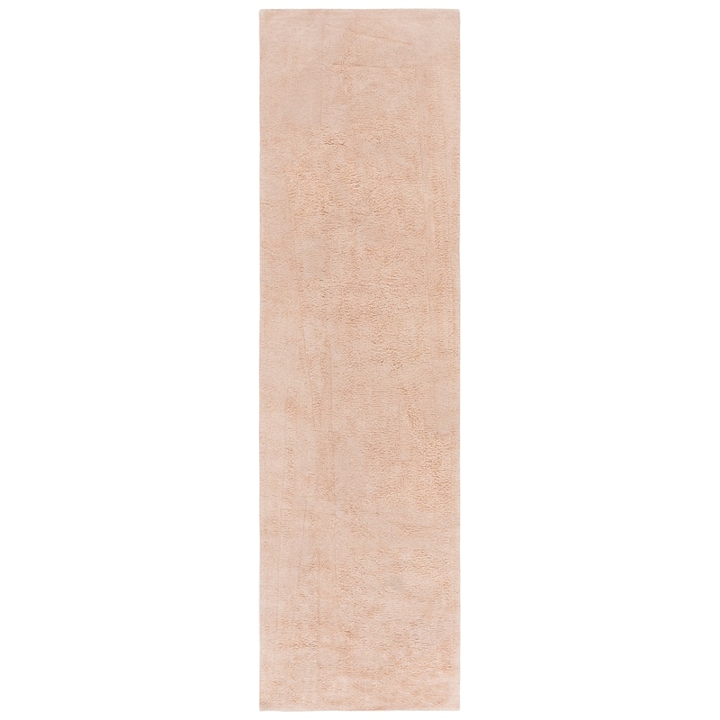 SAFAVIEH Handmade Easy Care Bedia Machine Washable Cotton Rug - 2'3" x 9' Runner - Pink