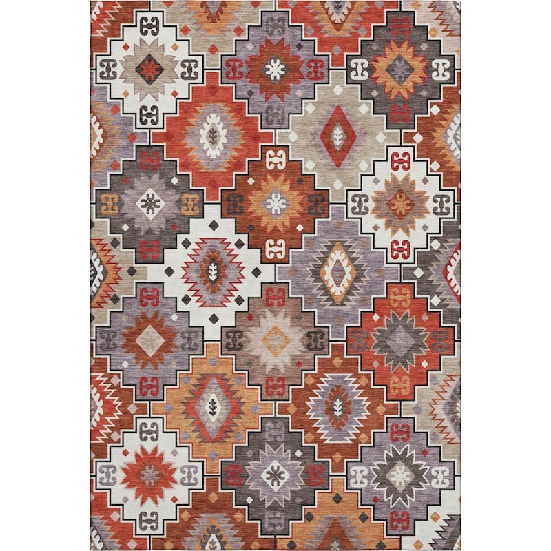 Premium Washable Super Soft Southwest Tribal Mayfield Rug