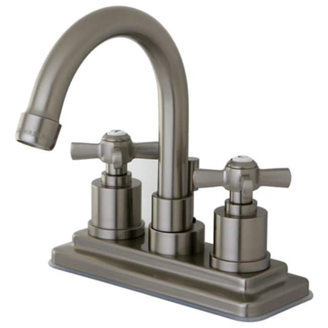 Kingston Brass Millennium Centerset Brass Bathroom Faucet - Free Pop