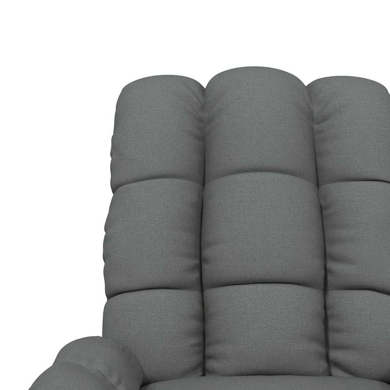 vidaXL Recliner Dark Gray Fabric - 29.1" x 38.9" x 40.1"