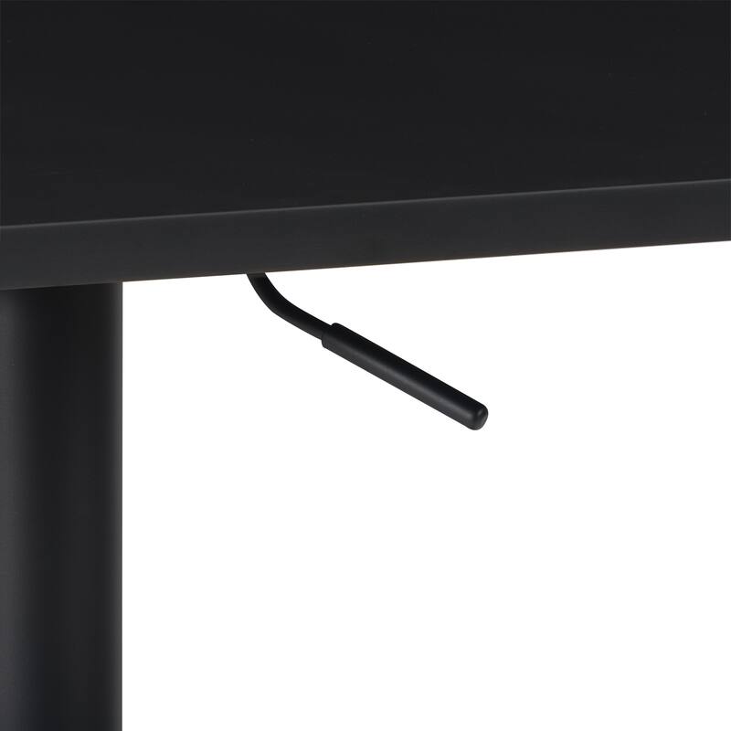 CorLiving Square Adjustable Pedestal Dining Table