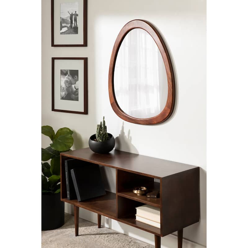 Kate and Laurel McKinder Wood Mirror