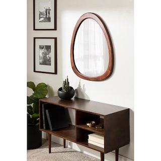 Kate and Laurel McKinder Wood Mirror