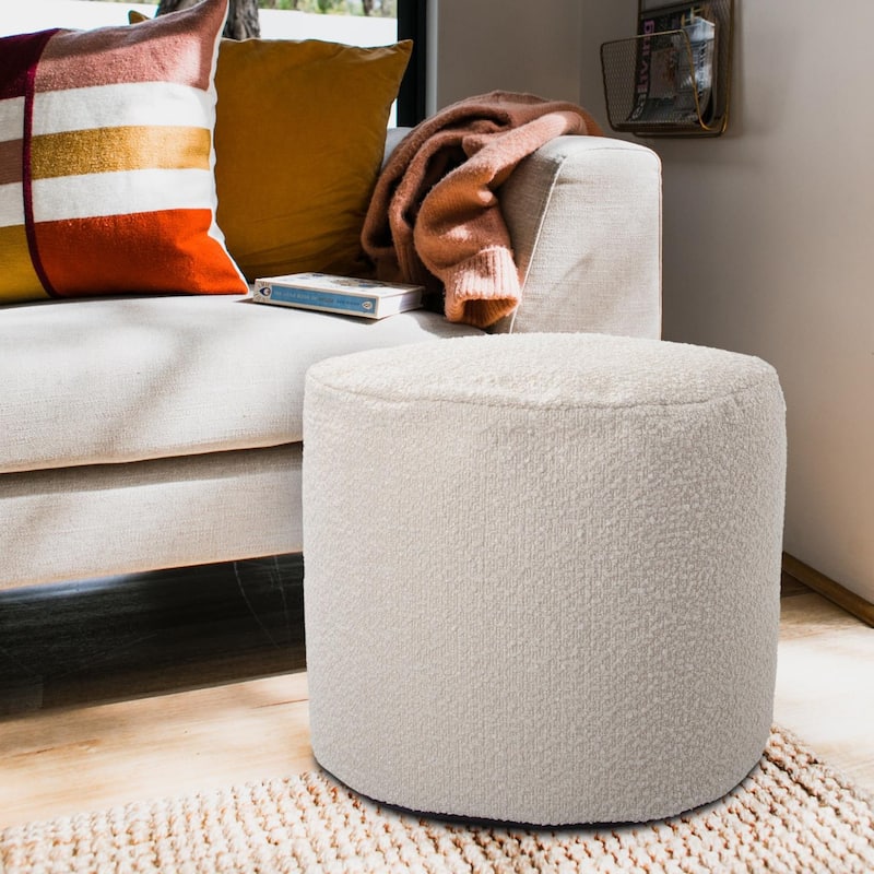 Allan Andrews Tall Pouf Barbet Natural