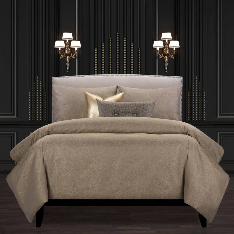 F Scott Fitzgerald Effervescent Spa Luxury Duvet Cover and Insert Set