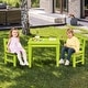preview thumbnail 20 of 34, Gymax Kids Square Table Indoor Outdoor Heavy-Duty All-Weather Activity