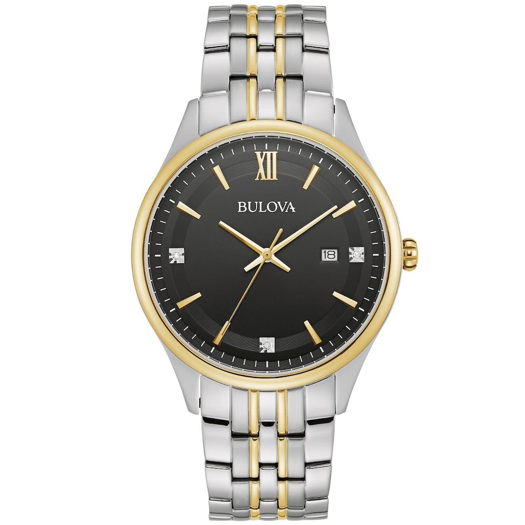 Bulova Men's Classic Black Dial Watch - 98D160 - 6 (36)