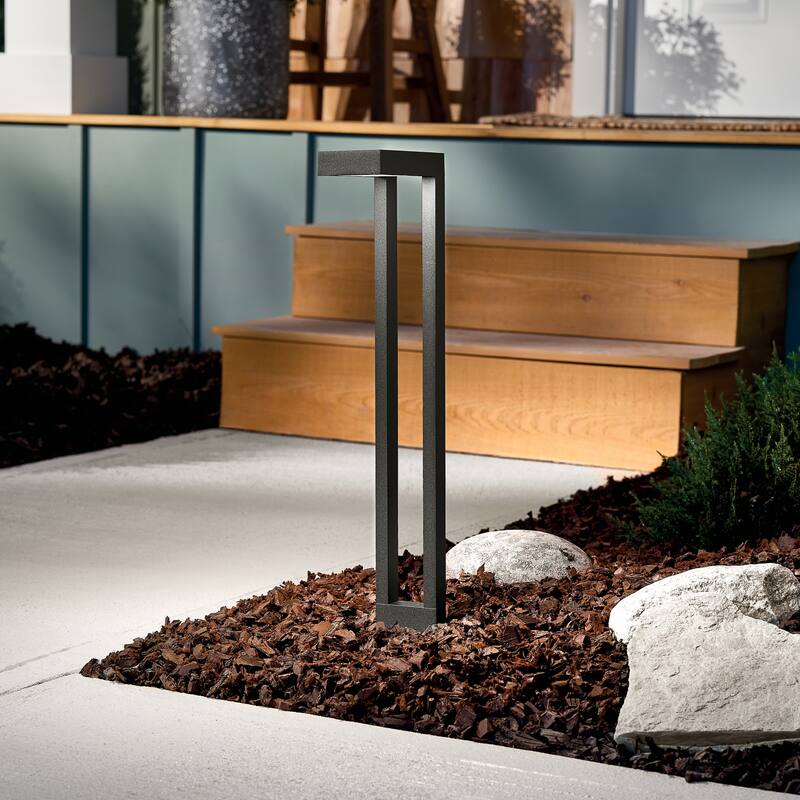 Kichler Lighting Two Arm Contemporary Path Light in Black Brass - 22