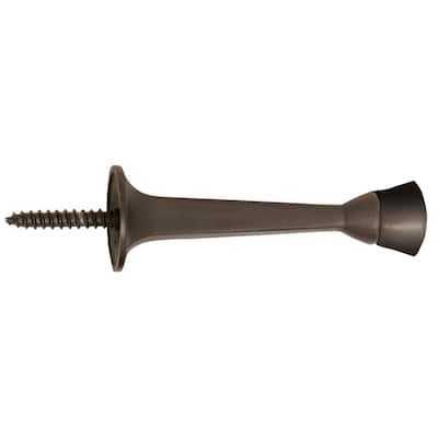 Design House 188243 3-1/8" Baseboard Mounted Rigid Door Stop - Pack of