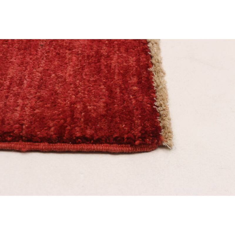 Pak Finest Gabbeh Red Rug 3'11" x 6'0" - 3'11 x 6'0