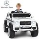 preview thumbnail 11 of 13, 12V Licensed Mercedes-Benz Kids Ride On Car - 45"x 30.5"x 22.5"(L x W x H) White