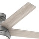preview thumbnail 14 of 17, Hunter 52" Burroughs Ceiling Fan w/ LED Light Kit, Handheld Remote - Transitional, Industrial