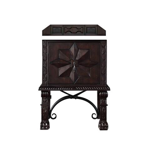 James Martin Vanities Balmoral 26" Single Vanity, Antique Walnut
