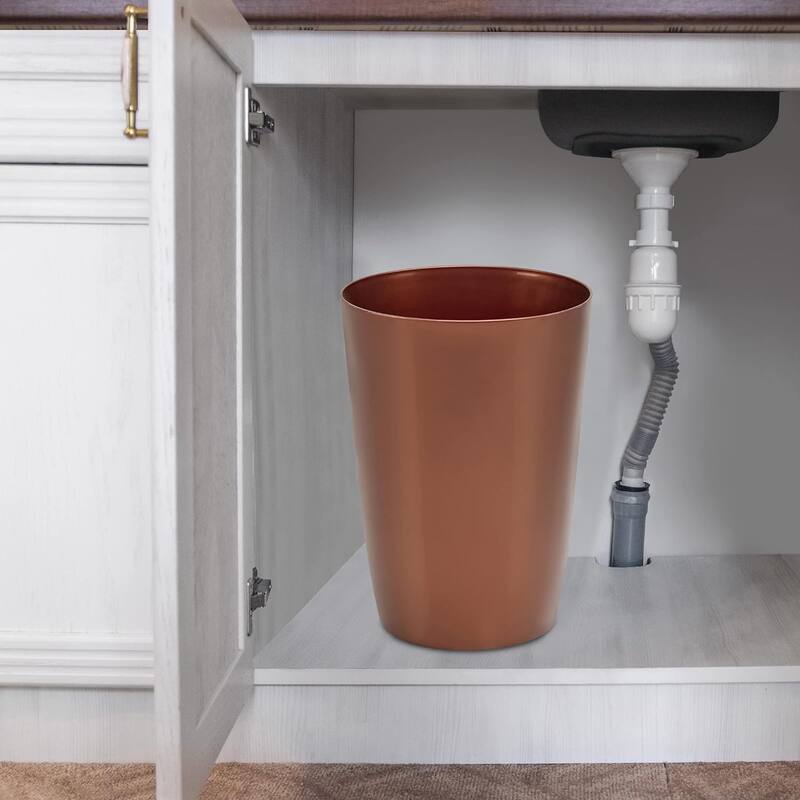 Small Trash Can – Open Top Garbage Cans for Kitchen, Office, Dorm, Bathroom, etc. –Waste Can for Compact/Tight Spaces