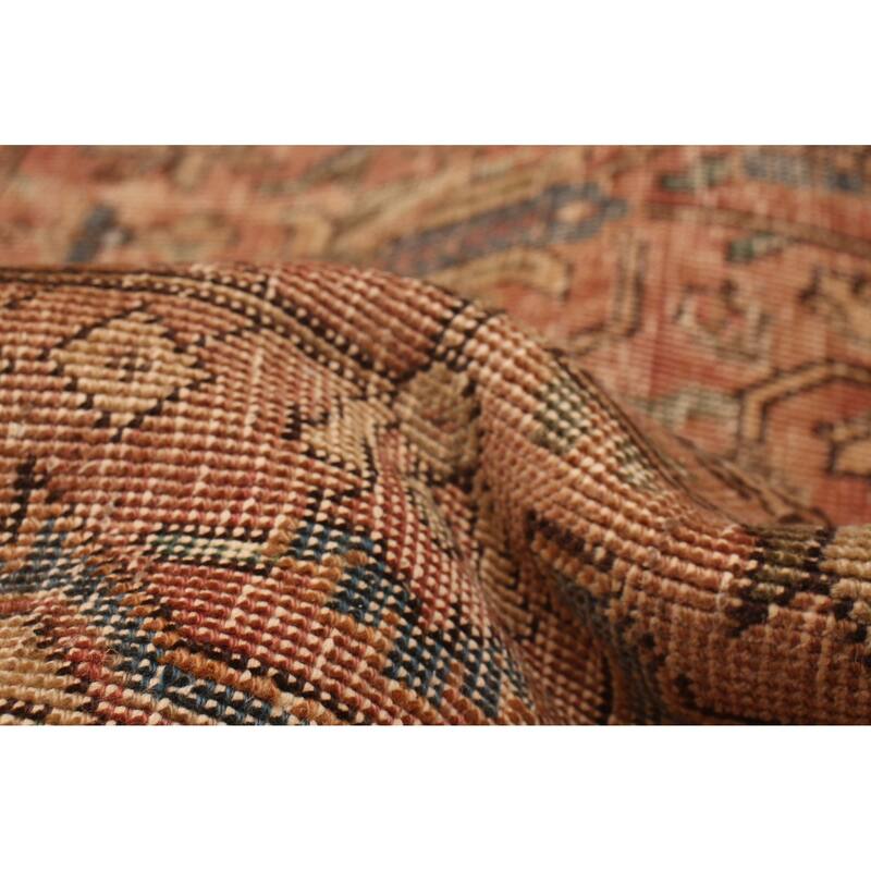 ECARPETGALLERY Hand-knotted Antalya Vintage Copper Wool Rug - 9'5 x 12'6