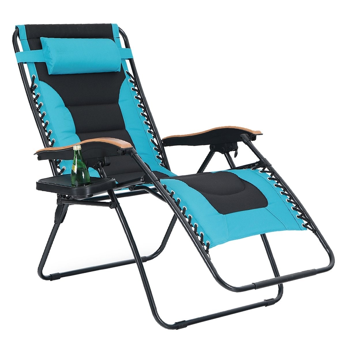 Ever advanced oversize xl zero gravity recliner padded best sale patio lounger chair with adjustable headrest support 350lbs
