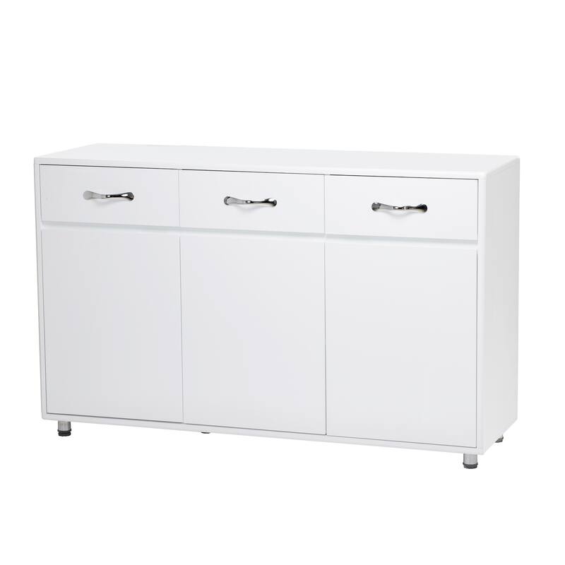 Modern Storage Cabinet with 3 Doors and 3 Drawers for Dining Room, Living Room