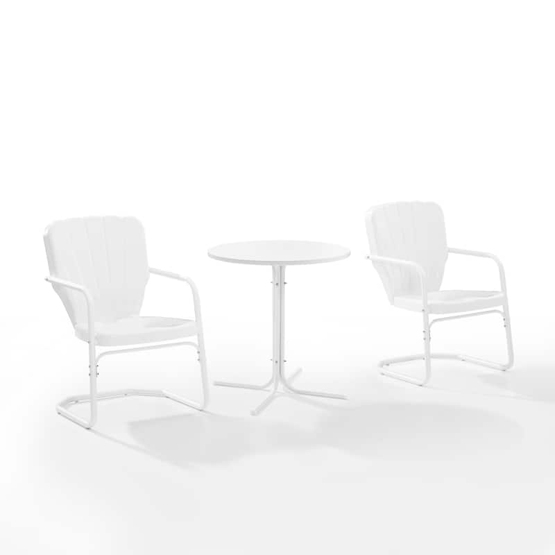 Crosley Ridgeland 3Pc Outdoor Bistro Set - 108 W x 34 D x 34.25 H