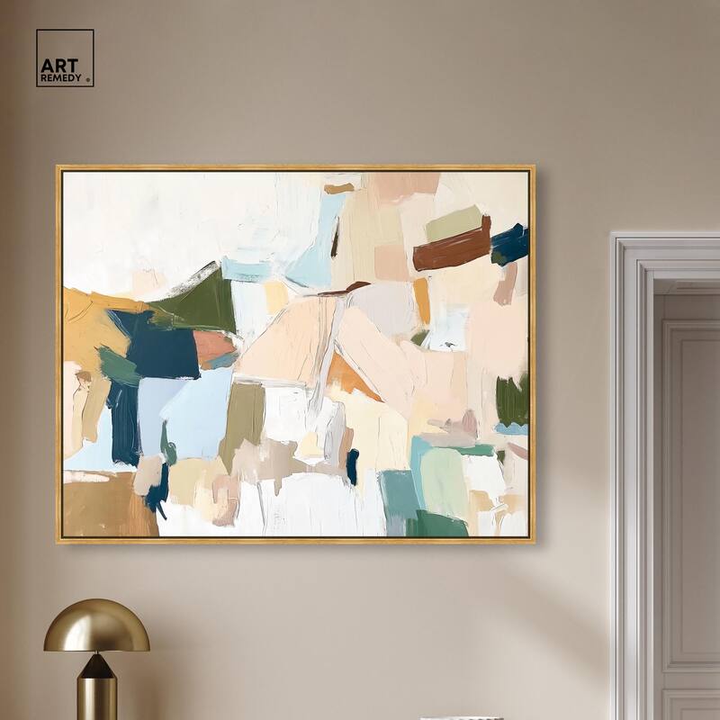 Pastel Mixture Canvas by Art Remedy