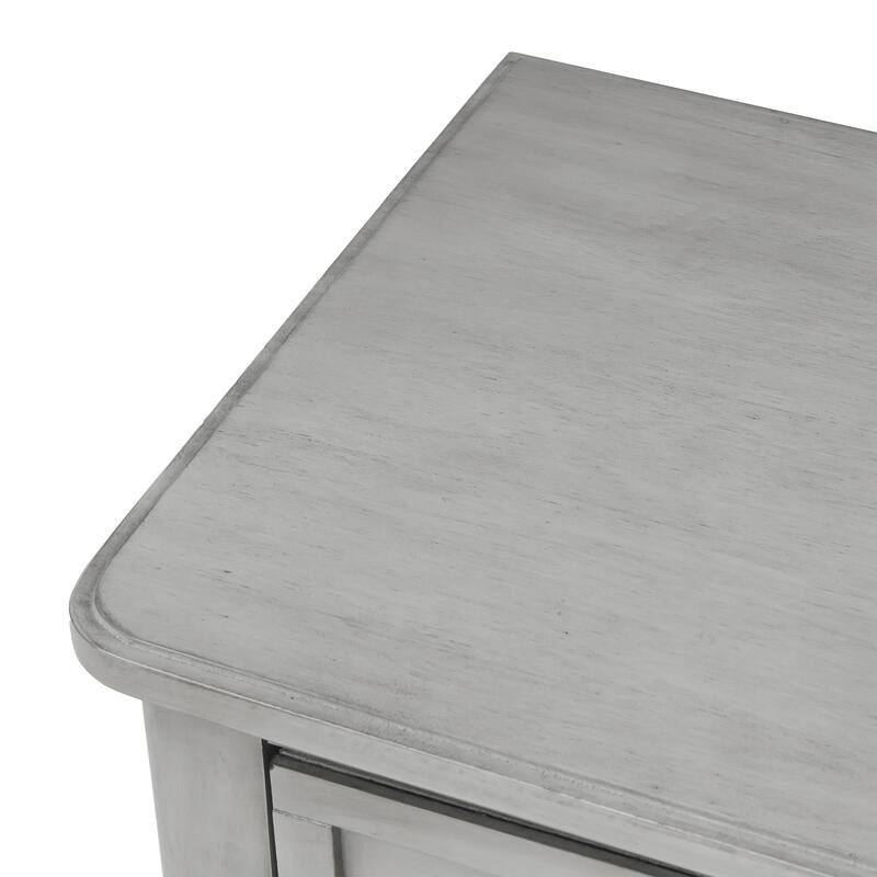 Narrow Console Table, Slim Sofa Table with Three Storage Drawers and Bottom Shelf