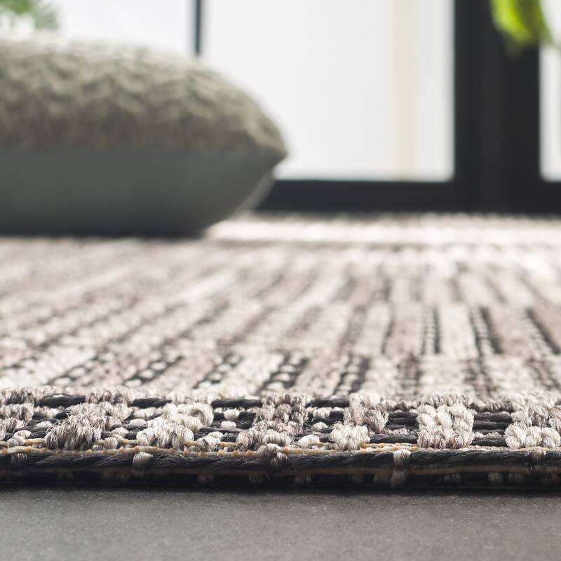 SAFAVIEH Sisal Thera All-Weather Indoor/Outdoor Waterproof Patio Backyard Rug