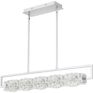 Klass Integrated LED Polished Chrome Island Light
