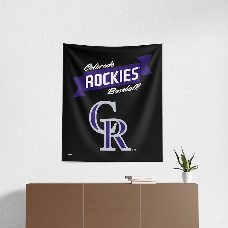 MLB Premium Rockies Printed Wall Hanging - 34"x40"