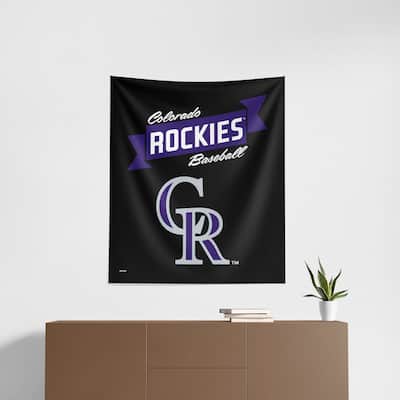MLB Premium Rockies Printed Wall Hanging - 34"x40"