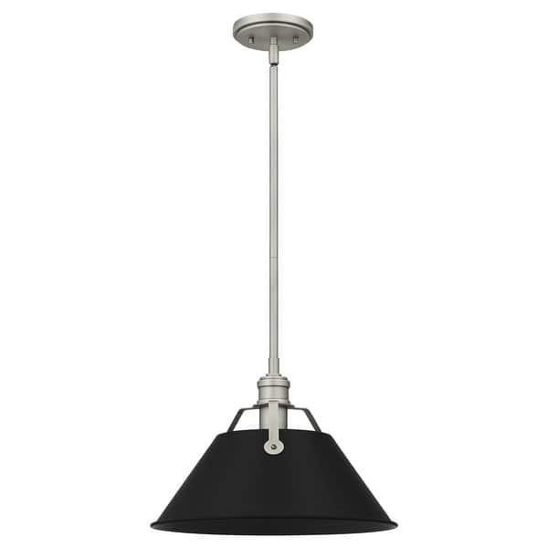 slide 2 of 8, Jessup 1-Light Antique Nickel Mini Metal Pendant