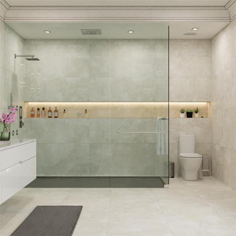 Merola Tile Pictura Luni 23-1/2" x 47" Porcelain Floor and Wall Tile