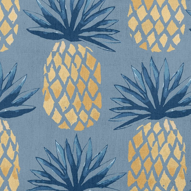 Pineapple Stripes Nautical Indoor/Outdoor Throw Pillow