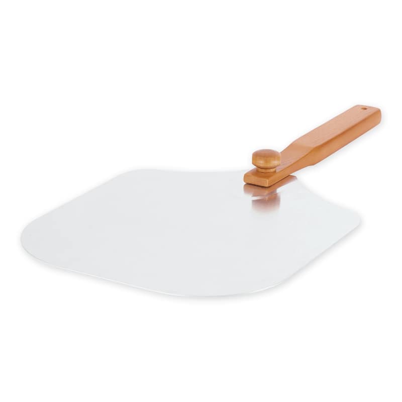 12-Inch Aluminum Oven Spatula - 12" Diameter, Folding Handle
