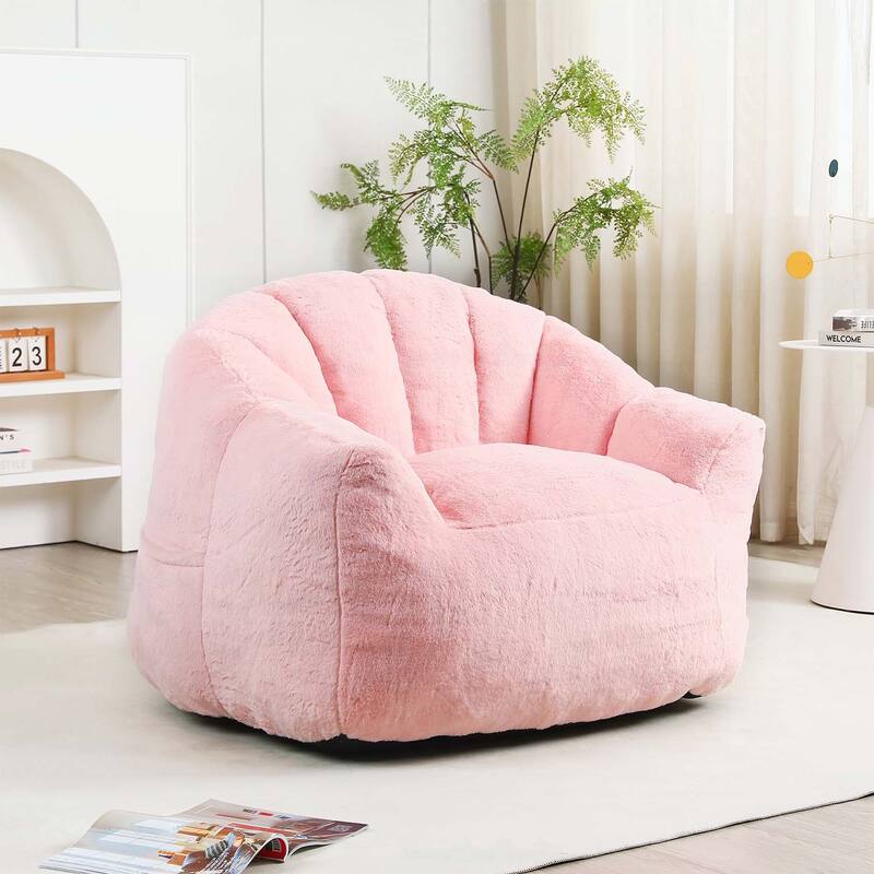 Comfy Bean Bag Sofa Chair with Armrests for Ultimate Relaxation in Living Room and Bedroom