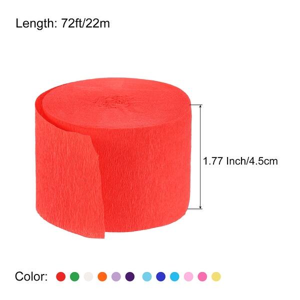 Crepe Paper Rolls 192Ft Royal Blue Red White Party Decorations Big