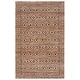 preview thumbnail 5 of 10, SAFAVIEH Flatweave Natural Fiber Dilfuza Farmhouse Hemp Rug 4' x 6' - Natural/Black - Rectangle