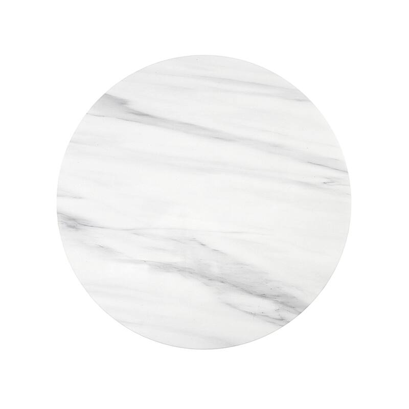 Zaid Engineering Marble & High Gloss Finish End Table