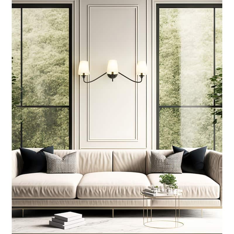 Z-Lite 7509-3S Gianna 3 Light 10" Tall Wall Sconce