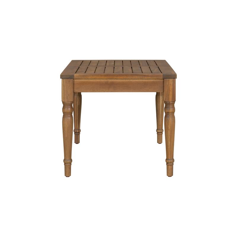 Acacia Classic Outdoor Coffee Table,Natural Finish