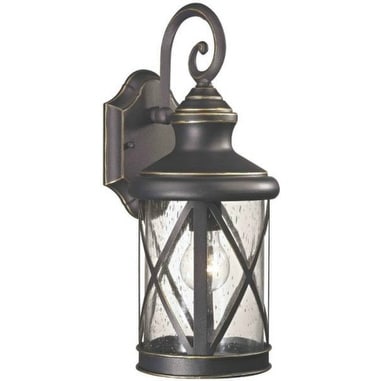 Boston Harbor LT-H04 Outdoor Wall Lantern, One Light, Oil Rubbed Bronze